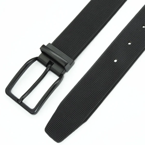 Cinturón de Cuero Genuino para Hombre con Hebilla de Acero y Anillo en D, de Primera Calidad, 100% Cuero Vacuno Genuino, 105 cm de Longitud - Product Image 3