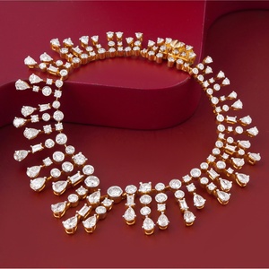 10.23 CT Fringe Lab Grown Diamond Bracelet 14K Yellow <b>Gold</b> Bezel Prong Setting Variety 18K <b>Solid</b> <b>Gold</b> White <b>Gold</b> <b>Gold</b> <b>Gold</b> IGI - Product Image 1