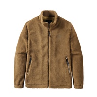 Vente flash : veste en polaire sherpa unie pour homme, 100 % polyester, pour la randonnée et les activités de plein air