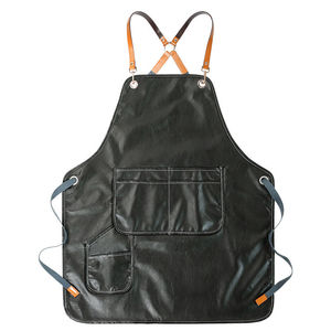 Delantal de Peluquería de PU y Nailon con Bolsillos, Correas Ajustables Resistentes para Uso en Salón y Barbería - Product Image 3