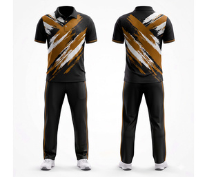 OEM Custom <b>Cricket</b> Uniform Sublimation Printing | Men Women Youth <b>Cricket</b> Wears Polo Shirt and Trouser <b>Full</b> Team Outfit - Product Image 3