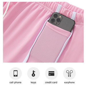 Shorts en maille polyester, best-seller, coupe idéale pour une meilleure tenue et une flexibilité accrues, pour femmes. - Product Image 4