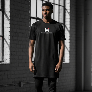เสื้อยืดโอเวอร์ไซส์ผ้าคอตตอนหนานุ่มสำหรับผู้ชาย สไตล์วินเทจ ลุคสตรีทแวร์ แขนสั้น ทรงหลวม  ไม่มีลาย  รับสกรีนโลโก้ - Product Image 5