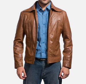 Blouson en Coton et Cuir Unisexe Tendance pour l'Hiver – Coupe Décontractée, Coupe-Vent, Imperméable, Grande Taille, Texturé, Col Montant, Noir – Vente en Gros - Product Image 1