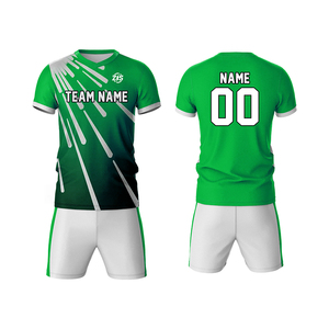 Maßgeschneiderte Sublimations-Transferdruck Team-Trikot-Set Erwachsene Unisex Atmungsaktive Polyester-Sportuniformen Name Nummer Nahtlose Verbindung - Product Image 5