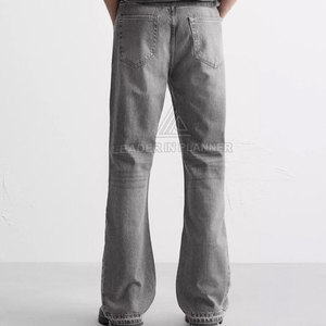 Pantalones acampanados para hombre a bajo precio, pantalones acampanados de moda para hombre, pantalones acampanados transpirables para hombre, hechos en Pakistán - Product Image 2