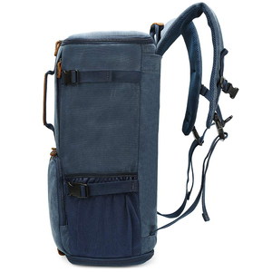 Leather Backpack Convertible <b>Bag</b> 21.7x13.4x8.7inch Waterproof Zipper Closure Unisex Soft Handle Minimalist Style - Product Image 3