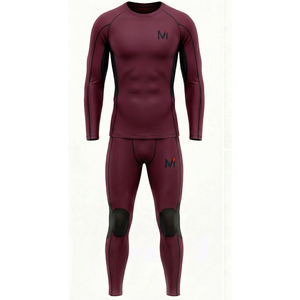 ชุดออกกำลังกายไททันชิลด์ คอมเพรสชั่น ฟิตเนส สปอร์ต แห้งเร็ว ยืดหยุ่นได้ดี จาก MALUZA INDUSTRIES สำหรับการฝึกซ้อมระดับมืออาชีพ - Product Image 3