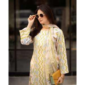 Diseñador DE LA Mujer Party Wear Coords Set Digital Print Inspiration - Product Image 5