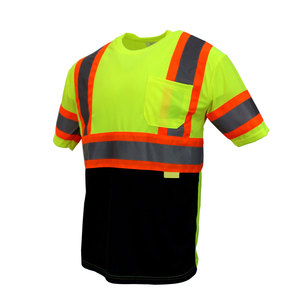 Camisetas de seguridad para hombre, reflectantes, de alta visibilidad, para trabajo en fábrica, construcción y trabajos en carretera. - Product Image 1