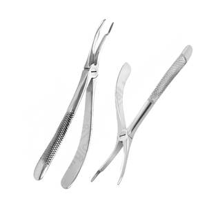 Instrumentos quirúrgicos dentales manuales Fórceps de extracción de dientes ultrafinos para Raíces superiores Tamaño del diente 19 cm - Product Image 1