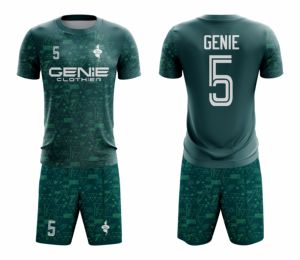 Vente en gros de maillots de football/soccer personnalisés avec logo, style nouveau, imprimés, été, 100% polyester, OEM - Product Image 1