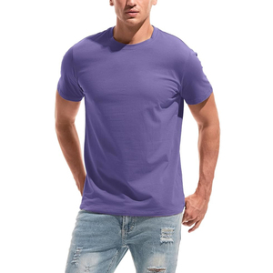 High Quality Round Neck New Style men T Shirts Made in Pakistan Custom <b>Logo</b> men Solid Color T Shirts - Product Image 1