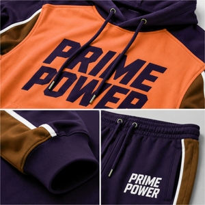 Nouvel ensemble de survêtement à capuche pour homme, deux pièces, tenue de sport athlétique, pantalon de jogging, tenue décontractée pour la gym et l'entraînement, vêtements en gros 2026 - Product Image 5