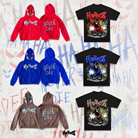 Sweat à capuche zippé double Y2K pour homme 2026 |   Pull imprimé à manches longues pour l'automne |   Niche Streetwear OEM