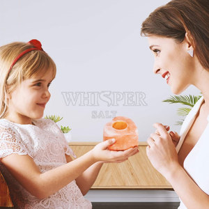 Whisper Salt High Quality <b>Top</b> A+ Grade Carved Real Touch Salt Candle Holder Set Natural Stone Modern Style <b>Table</b> Decoration - Product Image 3