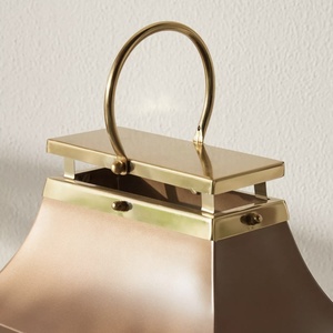 Farol Rectangular de Cobre Antiguo de Dos Tonos para Decoración del Hogar - Product Image 2