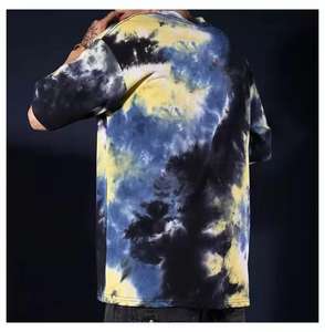 Camiseta multicolor con estampado Tie Dye personalizada al por mayor para hombre, camiseta de manga corta en venta, disponible en todos los colores y tallas. - Product Image 2