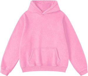 Embroidery Heavyweight <b>large</b> size French Terry <b>hoodie</b> - Product Image 1