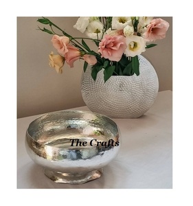 Tazón para Frutas Ecológico de Diseño Excelente y Alta Calidad, Tazón de Servir de Acero Inoxidable Martillado para Vajilla, Tazón Decorativo - Product Image 2