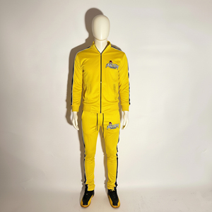 Autumn <b>Winter</b> Men's Casual Solid Heavyweight 2-Piece Sportswear Tracksuits Hoodies & <b>Jacket</b> Sets 100% Cotton - Product Image 2