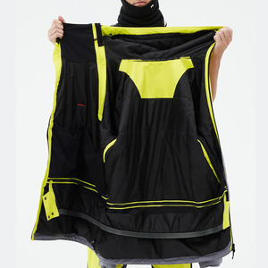 Traje de Esquí de Invierno 2026 Mon/tecc, Chaqueta de Esquí Impermeable para Snowboard, Mono de Snowboard Amarillo Brillante/Negro/Perla Claro para Hombre - Product Image 6