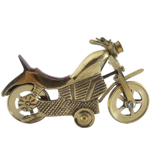 Vélo en laiton en gros pour bureau, maison, cadeau d'anniversaire, objets artisanaux en or faits à la main, à prix abordable - Product Image 2