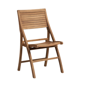 Chaise pliante moderne en bois massif, design minimaliste, durable, pour restaurants en plein air, mobilier commercial - Product Image 5