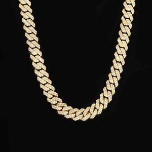 Cadenas y Collares de Moissanita VVS, Estilo Hip Hop, Plata de Ley 925, Chapado en Oro, Cadena Cubana para Hombre, Certificado IGI, Regalo - Product Image 2