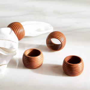 Rond de serviette en corne de luxe moderne fait à la main vaisselle de restaurant de haute qualité pour mariage salle à manger matériel en corne - Product Image 3