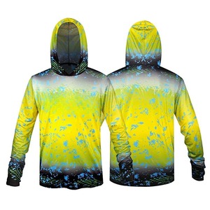 Hoodie de pêche respirant, maillot de pêche personnalisé, chemise de pêche performante, vêtements de pêche anti-UV pour l'extérieur - Product Image 5
