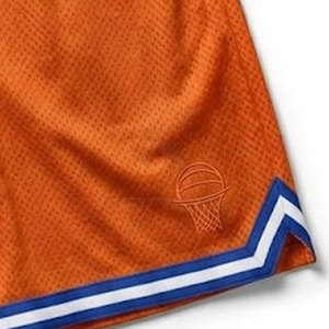Shorts de basketball mi-taille en tricot, couleur unie, décontractés, respirants, séchage rapide, 100% coton, service OEM pour uniformes d'équipe - Product Image 2