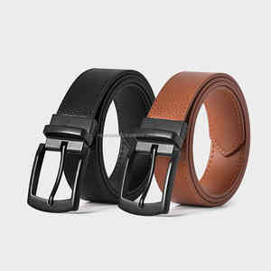 เข็มขัดหนังสำหรับผู้ชายเข็มขัดหัวเข็มกลัดโลหะผสมเข็มขัดหนังออกแบบโลโก้ได้ตามต้องการสไตล์ล่าสุด2025 - Product Image 6