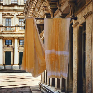 ผ้าส่าหรีผ้าฝ้ายชานเดรีสำหรับผู้หญิงที่สง่างาม |   ชุดแต่งกายอินเดียแบบดั้งเดิมที่มีสไตล์สำหรับงานแต่งงานผู้ใหญ่ งานเฉลิมฉลอง และโอกาสพิเศษ - Product Image 5