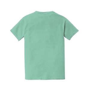 เสื้อยืดคอกลมสีพื้นแฟชั่นคุณภาพสูงสำหรับผู้ชาย ดีไซน์สั่งทำได้ เสื้อยืดแขนสั้นลำลองสำหรับผู้ชาย - Product Image 5