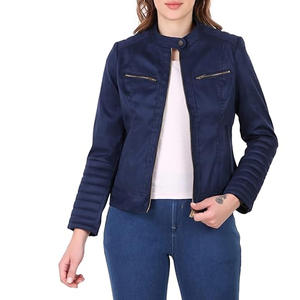 Chaqueta de Cuero de Gamuza Personalizada para Mujer, Textura Suave Premium, Prenda Exterior Elegante de Moda para Invierno, Proveedor OEM - Product Image 1