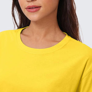 Camisetas Cortas de Algodón Transpirables de Alta Calidad con Diseño Personalizado Nuevo para Mujer, Camisetas Cortas para Mujer al por Mayor a Bajo Precio - Product Image 4