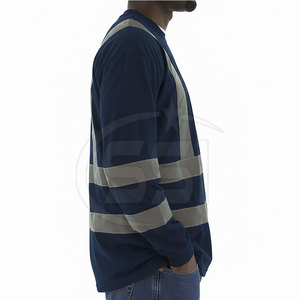 Fluorescent Water Proof <b>LED</b> Flash High Visibility Safety Sweatshirt for Work in Construction and Industrial Operations - Product Image 4