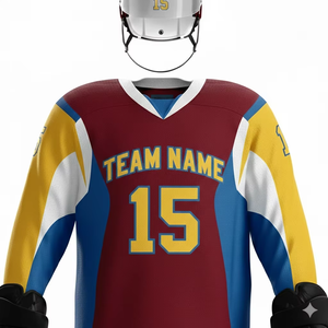 Uniformes de Hockey sobre Hielo al por Mayor Directo de Fábrica |   Camisetas de Hockey con Logotipo Personalizado |   Ropa Deportiva de Malla Transpirable 100% Poliéster 2026 - Product Image 6