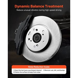 Kit Freni Anteriori e Posteriori per Honda CR-V (Modelli AWD) 2012-2016, Dischi in Ceramica da 12 Pollici, Ricambio Compatibile con Struttura Cava - Product Image 6