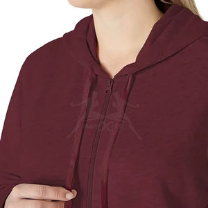 Sudadera con capucha y cremallera resistente, ajuste cómodo con cremallera fuerte para un uso duradero, estilo deportivo. - Product Image 3