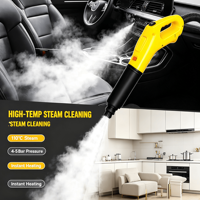 Nettoyeur vapeur à ozone sur chariot, réservoir d'eau de 3,5 L, machine de detailing automobile pour le nettoyage à la vapeur des tapis de voiture