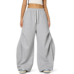 Pantalon Baggy Homme Femme Rayé Ample Coupe Large Streetwear Personnalisable Impression Logo Broderie Fournisseur - Product Image 2