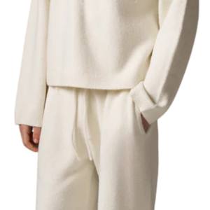 Pull-over en maille pour homme, col boutonné texturé, manches longues, en mélange de coton, décontracté, idéal pour l'hiver - Product Image 5