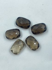 Natural Smoky Quartz <b>Cushion</b> Shape 18.05Carat 8x15MM High Quality Smoky Brown <b>Colour</b> for Jewelry Making - Product Image 4