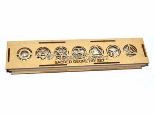 ชุดหินรูปทรงเรขาคณิตหินสังเคราะห์ธรรมชาติ5ชิ้น - Product Image 3