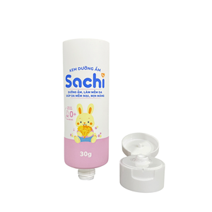 5-layer PE <b>Plastic</b> <b>Tube</b> D30 D35 White Flip-top Cap 8-color Offset Printing Whimsical Design Packaging Children’s Toothpaste - Product Image 4