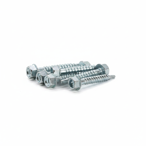Tornillos Autoperforantes de Cabeza Hexagonal, Acero Métrico Clase 8.8, Galvanizados en Zinc, Rosca Gruesa - Product Image 1