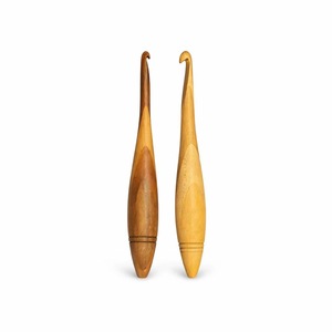 Agujas de ganchillo de madera Galaxy, agujas de tejer ergonómicas, herramientas hechas a mano con acabado suave, gancho de ganchillo de madera - Product Image 4