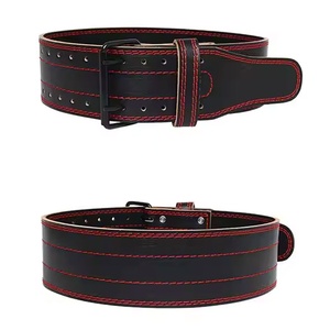 Cinturón de Levantamiento de Pesas Profesional para Gimnasio, con Hebilla de Cuero, Equipo de Entrenamiento Físico, Cinturón de Halterofilia - Product Image 4